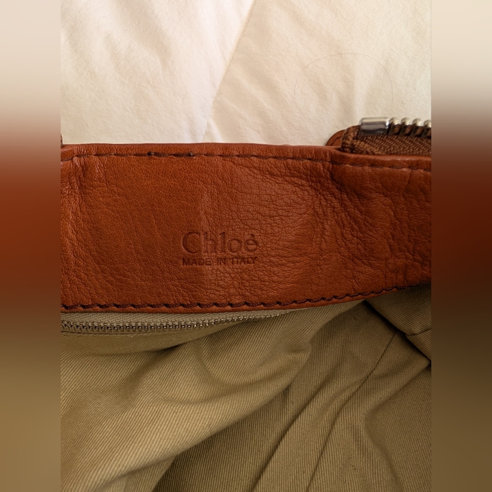 Chloé Paddington Satchel in Luxurious Cognac Leather - Picture 8 of 13